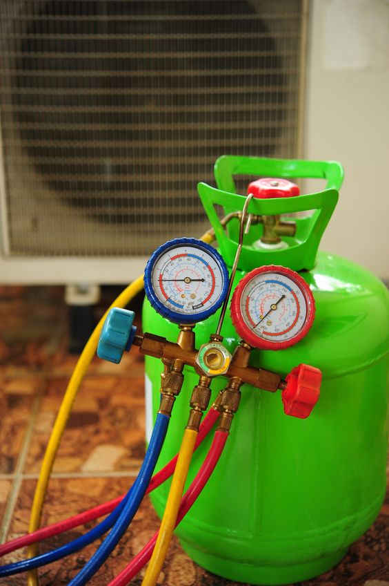 Freon Tank Needed for HVAC Service